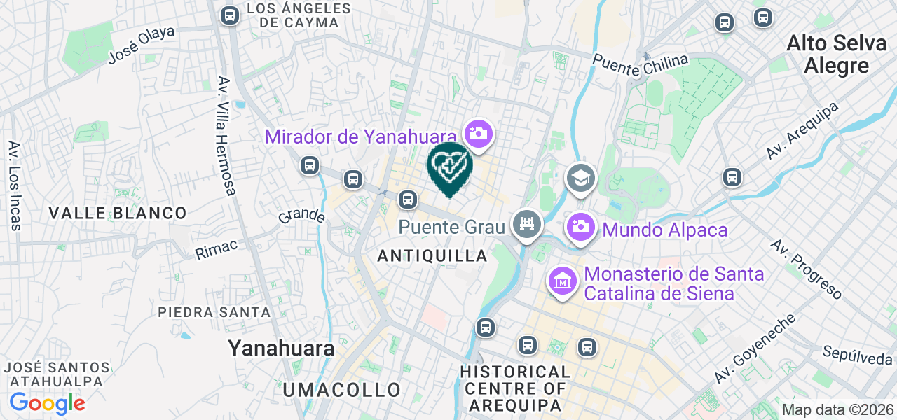 Mapa de Consultorio Medico de Neumologia