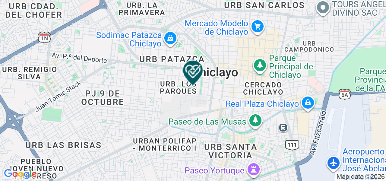 Mapa de Soluciones Medicas del Norte SAC.
