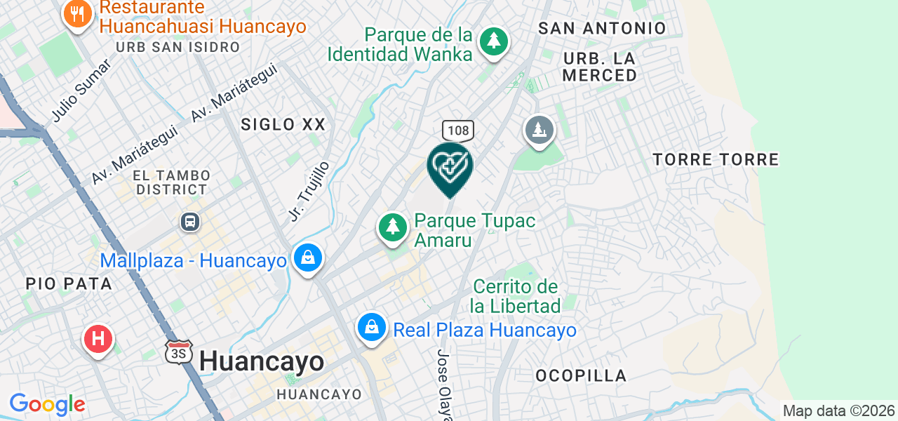 Mapa de Centro Odontologico Clínica Dental San Antonio
