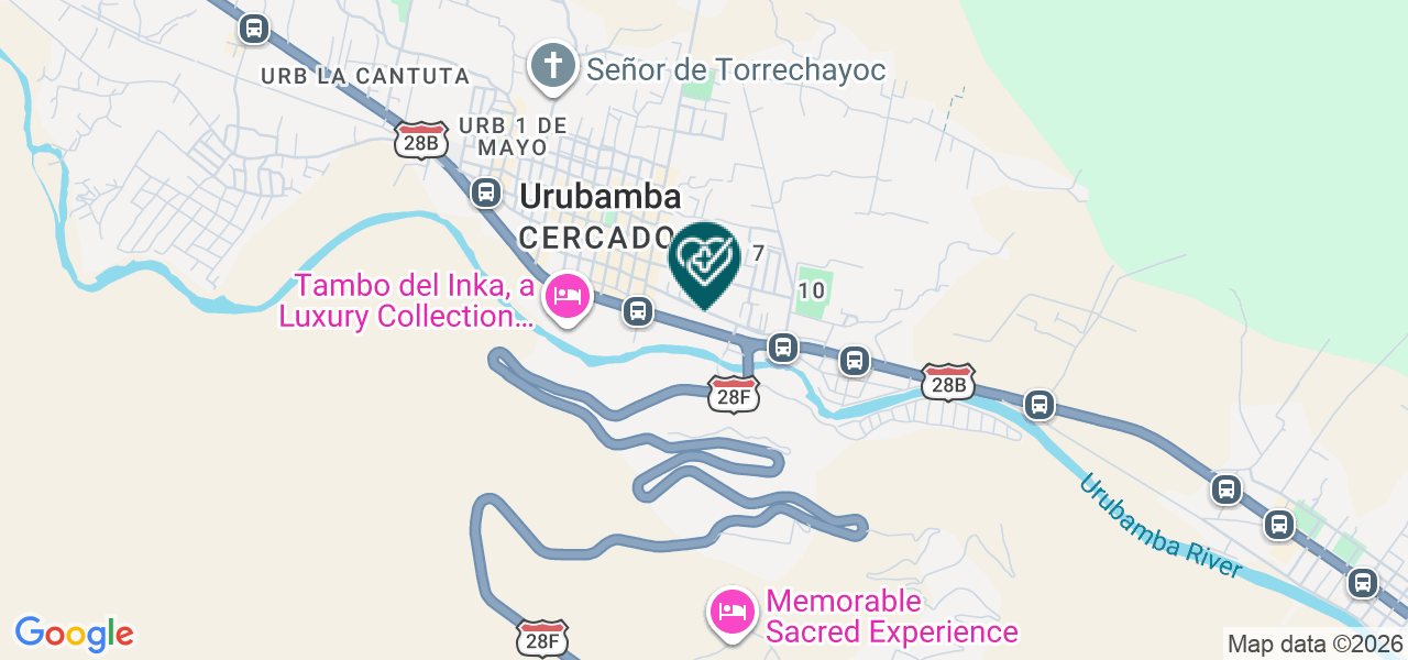 Mapa de Cima Urubamba