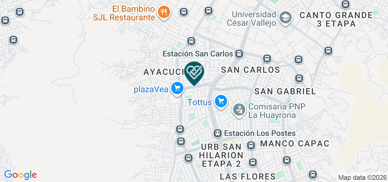 Mapa de Dental Odonto Club