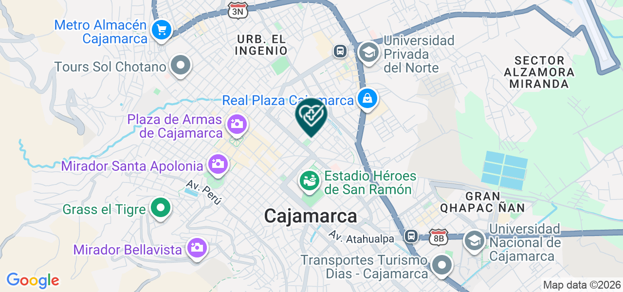Mapa de Ecocenter