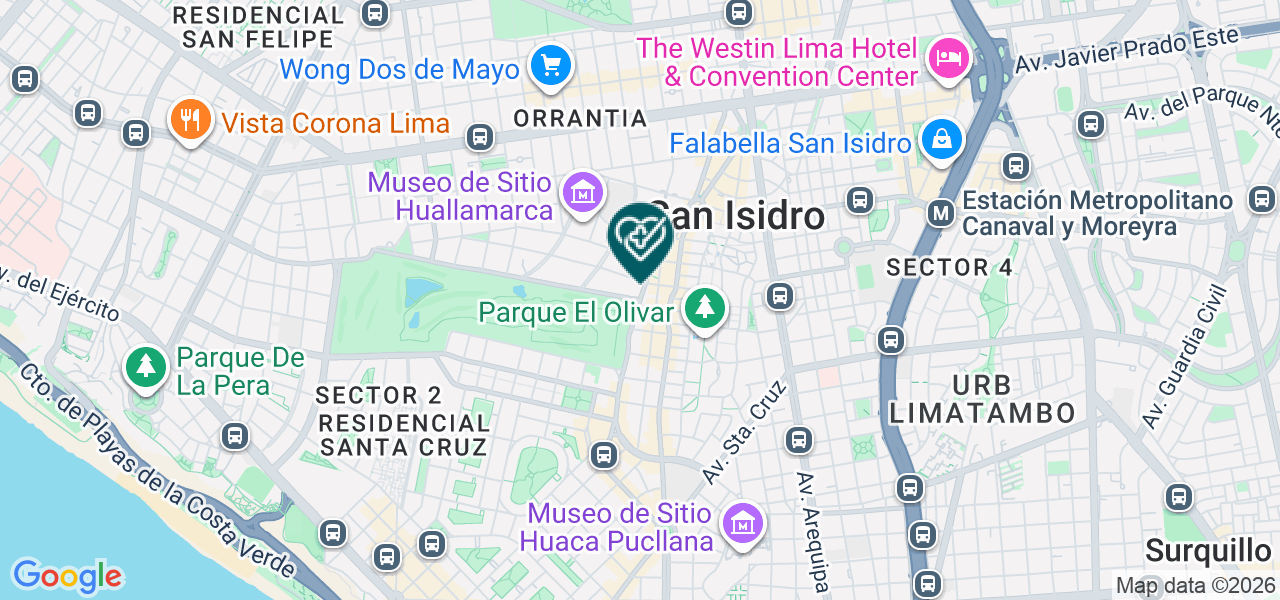 Mapa de Consultorio Medico