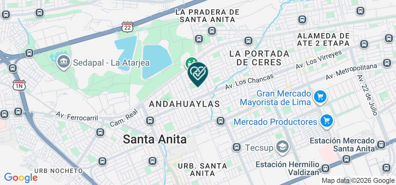 Mapa de Consultorio Odontologico Romero Dent