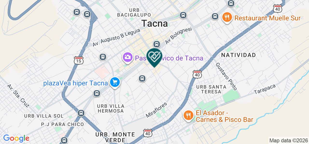 Mapa de Centro Médico San Pedro Apostol