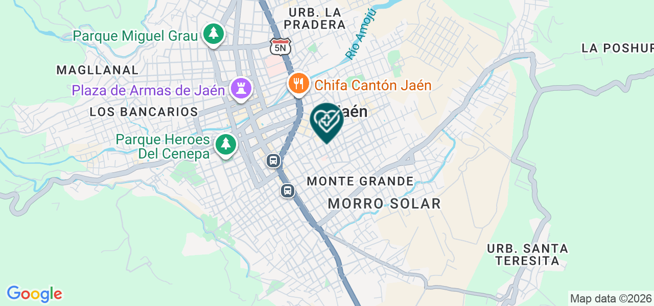 Mapa de Policlínico Peruano Cubano