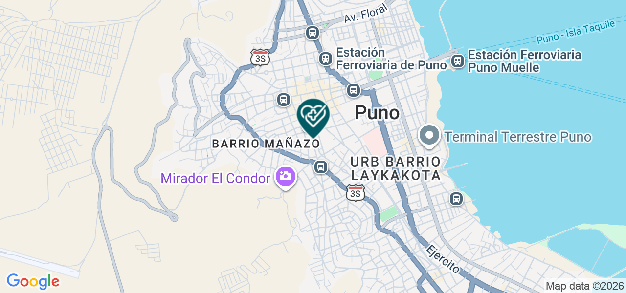 Mapa de Policlinico Oximedic Health S.A.C.