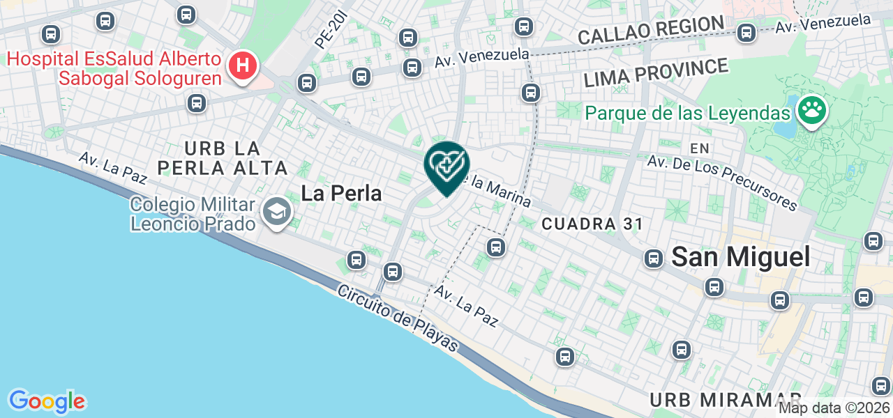 Mapa de Centro de Dialisis Claudi