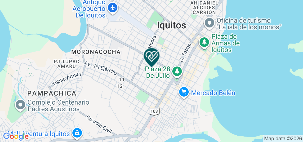 Mapa de Consultorio Medico Farma R.v