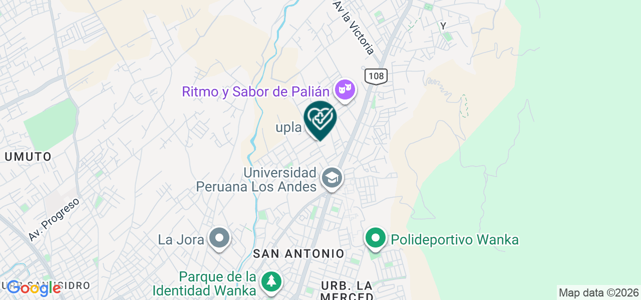 Mapa de San Jacinto - Centro de Atencion Integral del Adulto Mayor - Casa del Reposo S.R.L.