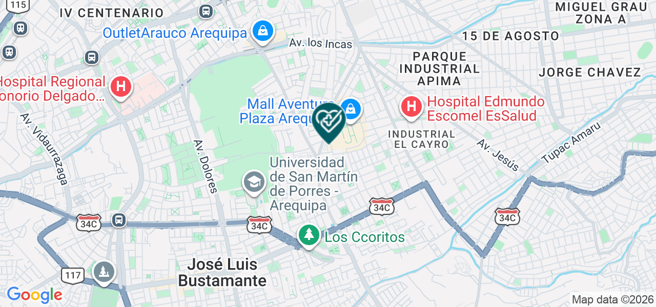 Mapa de Sei Salud SAC
