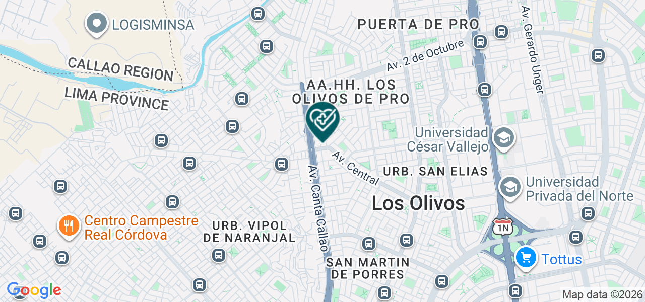 Mapa de El Milagro de Tu Sonrisa