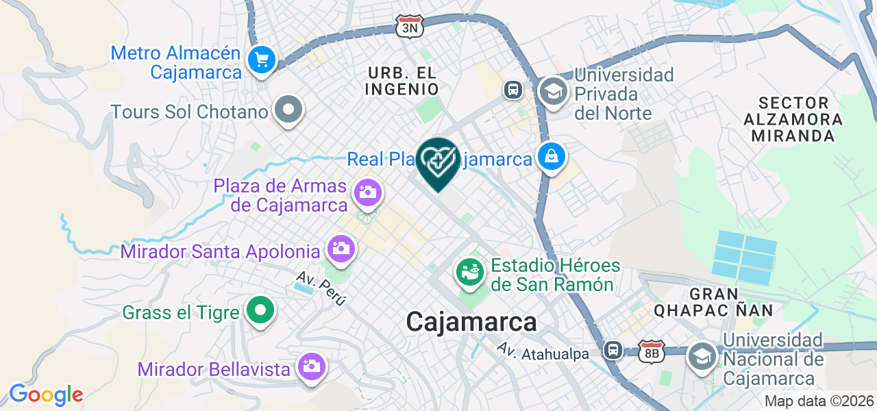 Mapa de Tomocentro Rosales