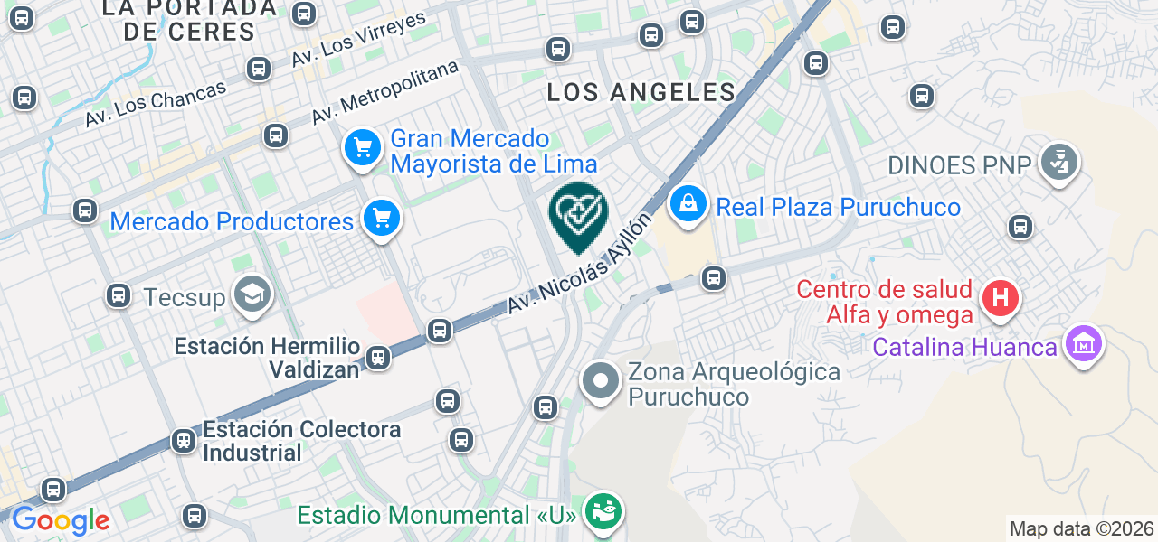 Mapa de Amysalud