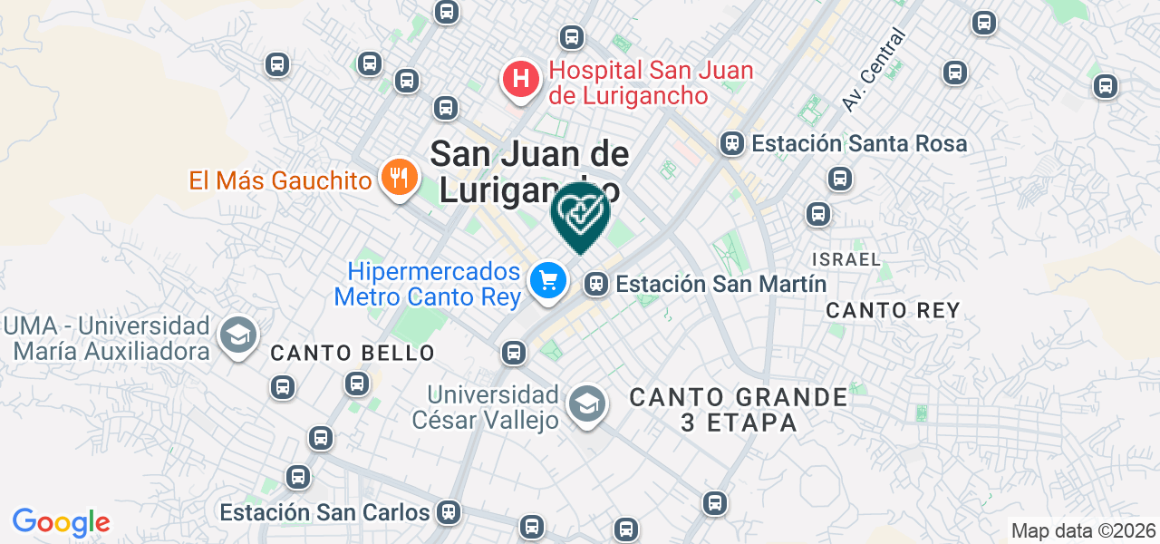 Mapa de Grupo Garome Estomatologos S.A.C.