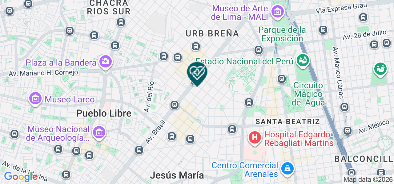 Mapa de Cabrera Rios Eduardo Ivan