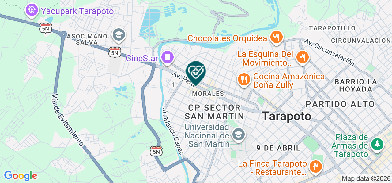 Mapa de Optica Rojas