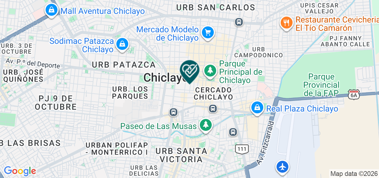 Mapa de Opticas Diaz