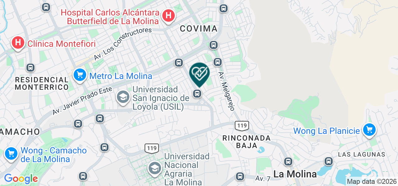 Mapa de Estrella Dental