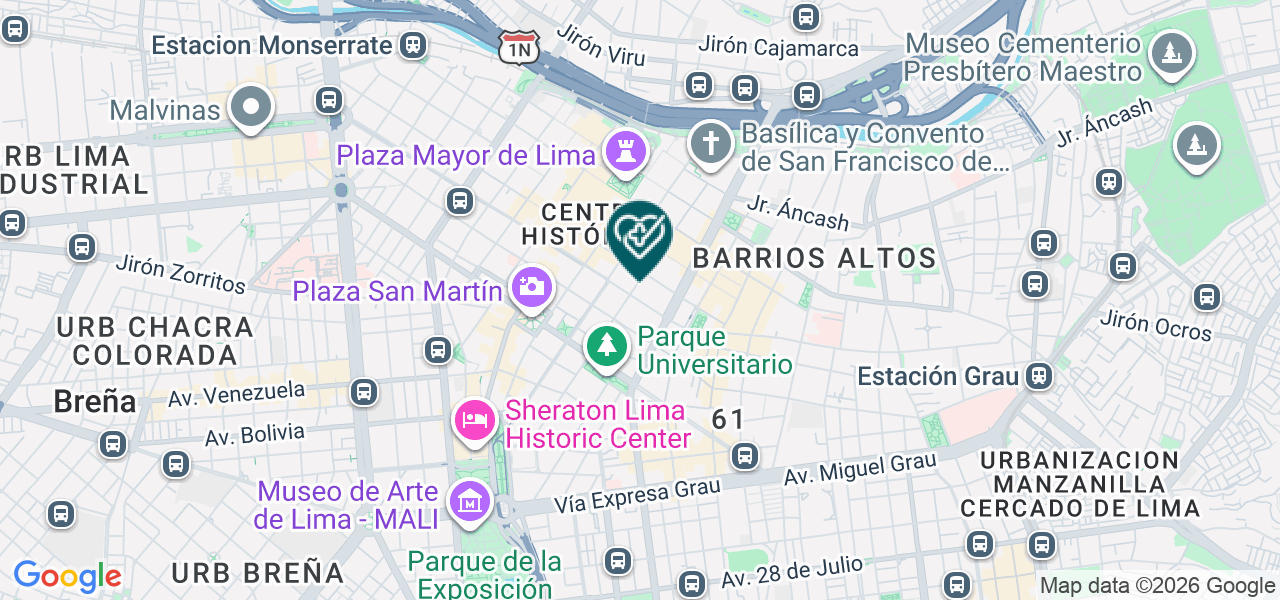 Mapa de Opticas Medina