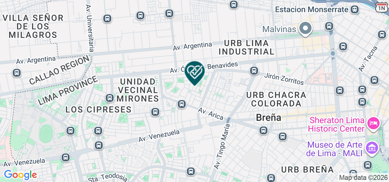 Mapa de Centro Odontologico Naeli Sonrie