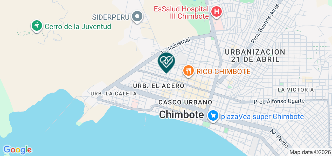 Mapa de Consultorio Medico Pediatrico Dr. Lujan