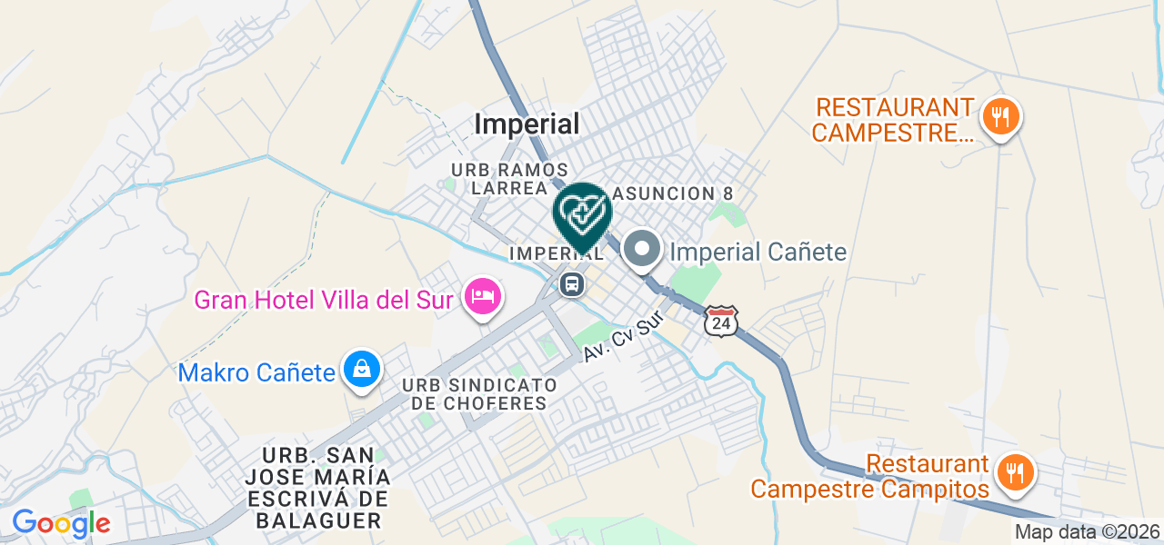 Mapa de Centro de Diagnostico San Josemaria EIRL