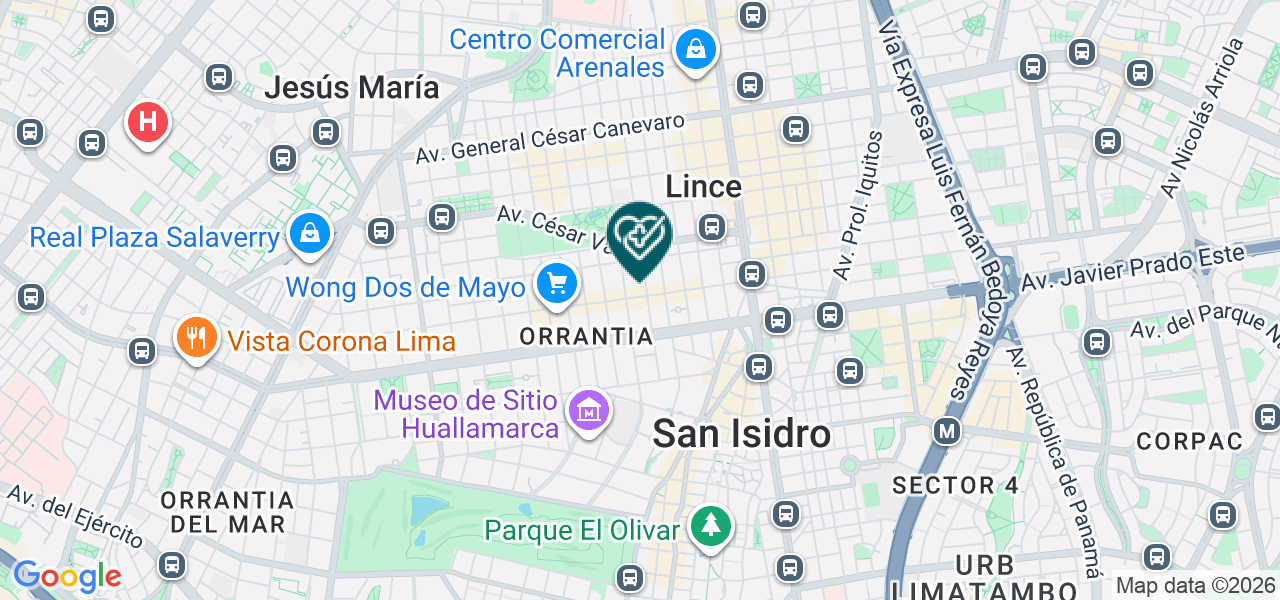 Mapa de Orbi Medica SA