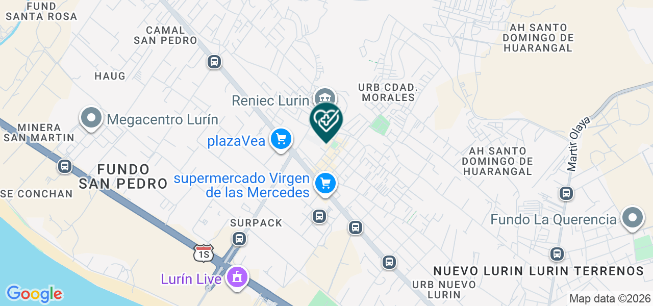 Mapa de Consultorio Medico Fredy Salazar Fuentes
