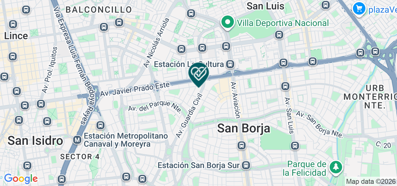Mapa de Centro de Diagnostico San Isidro S.A.C.