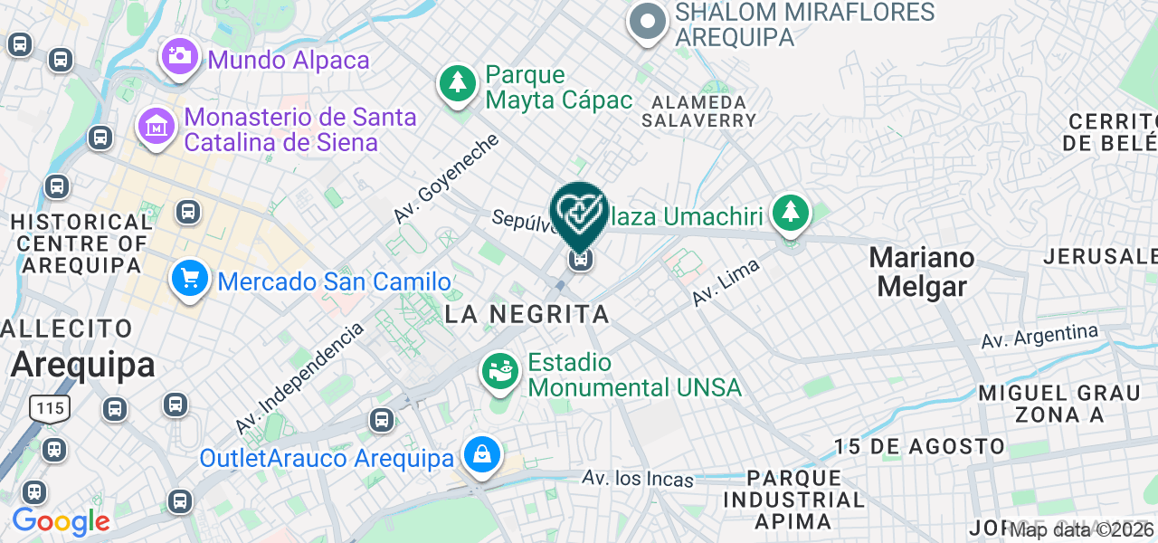Mapa de Consultorio Odontologico