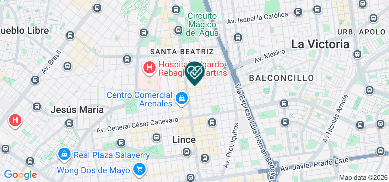 Mapa de Medcorp Inmunizaciones