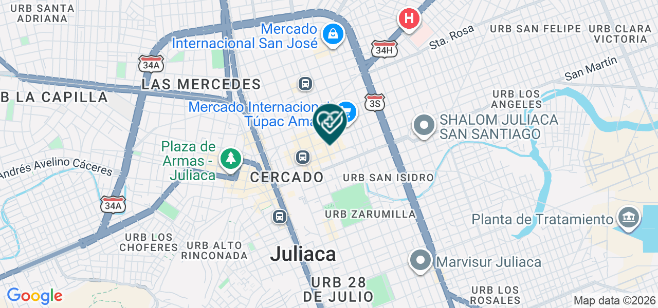 Mapa de Opticas Visualmin