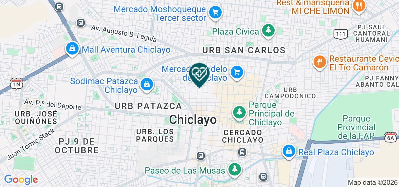 Mapa de Gastrosalud E.I.R.L