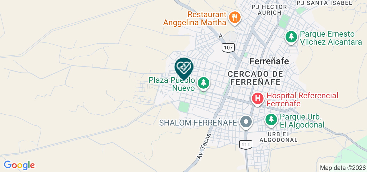 Mapa de Centro Medico Cicsa