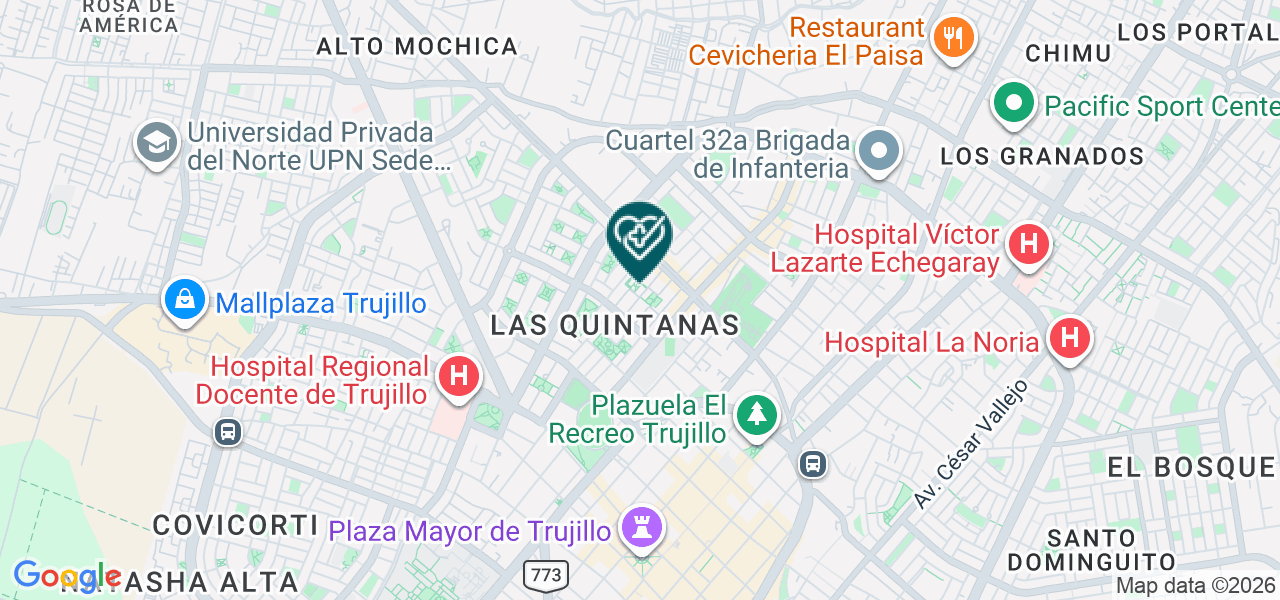 Mapa de Niño Jesús