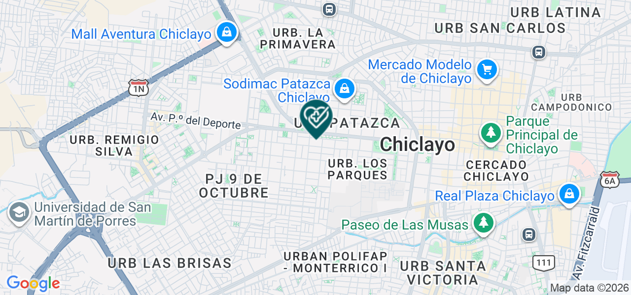Mapa de Cardiologia Medi'car S.A.C.