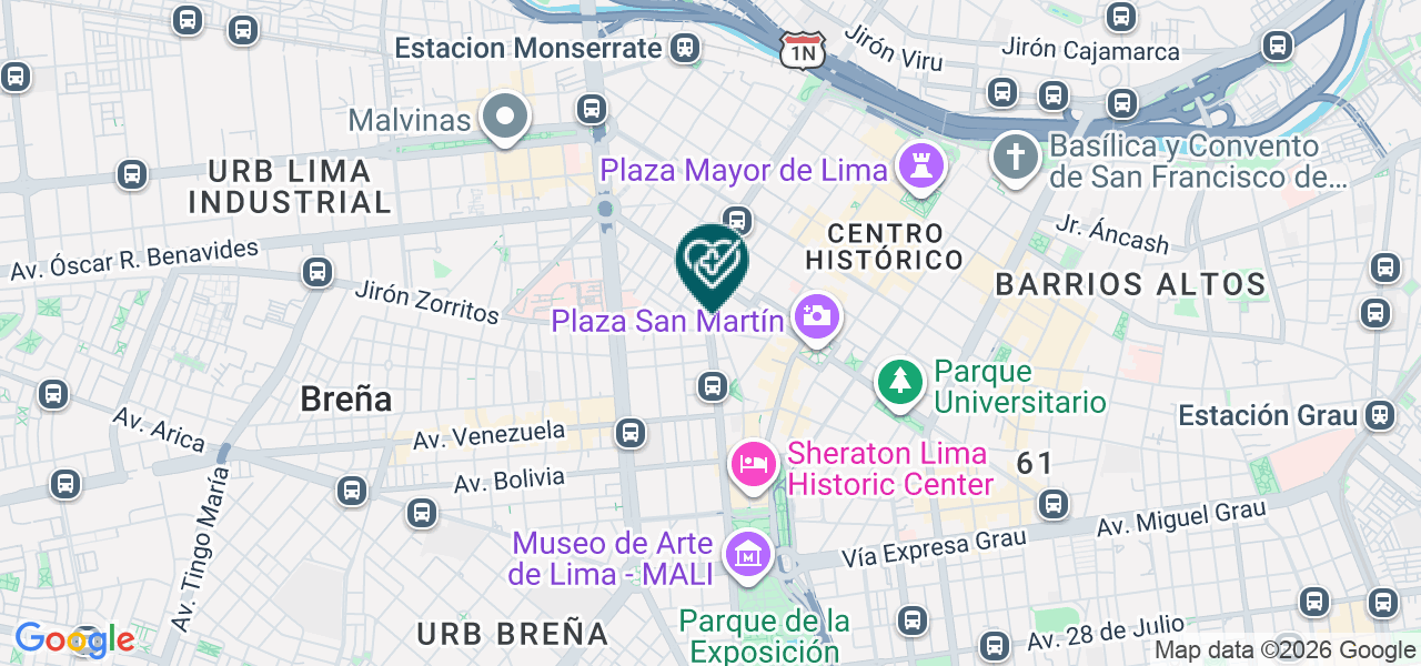 Mapa de Juan Chunga Chunga