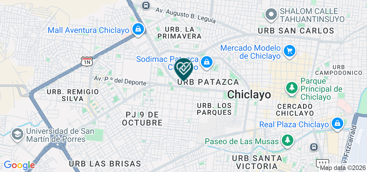 Mapa de Clinica San Eduardo