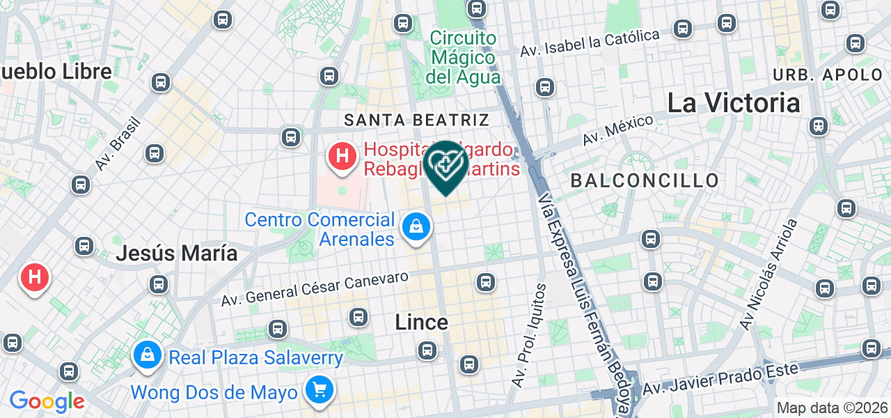 Mapa de Centro Psicológico Psicoment