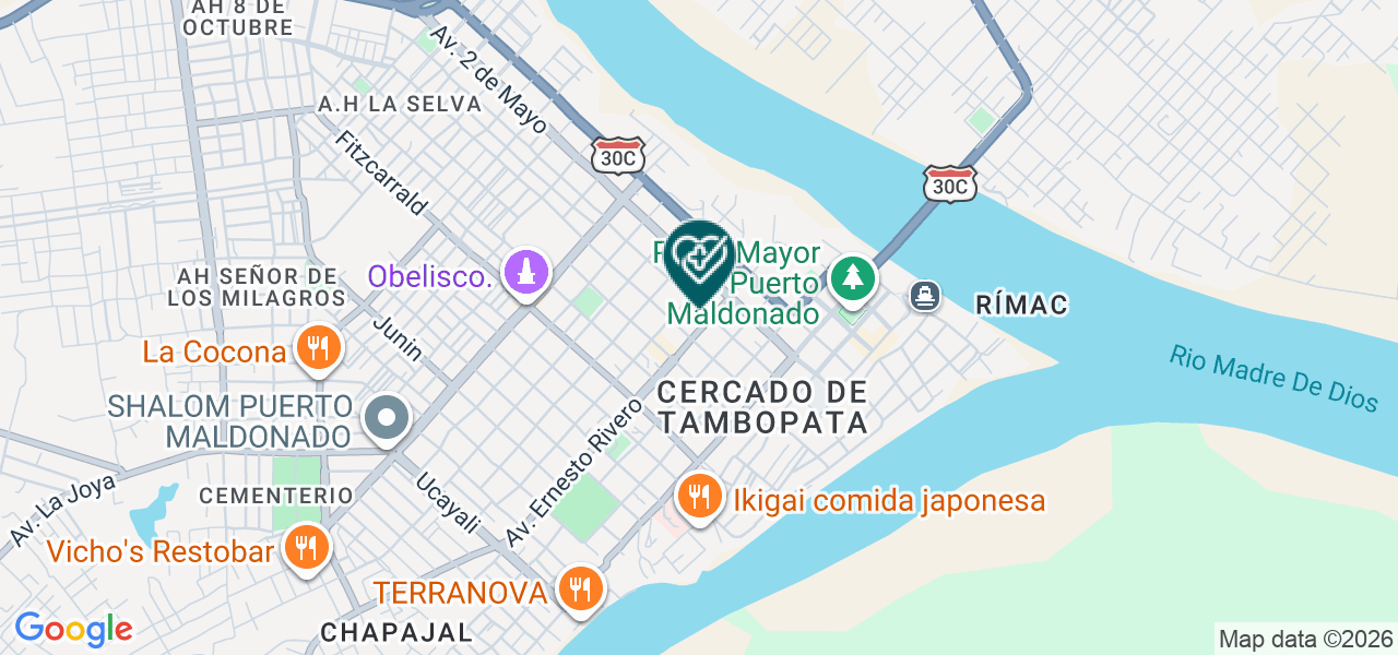 Mapa de Consultorio Dental Saludent