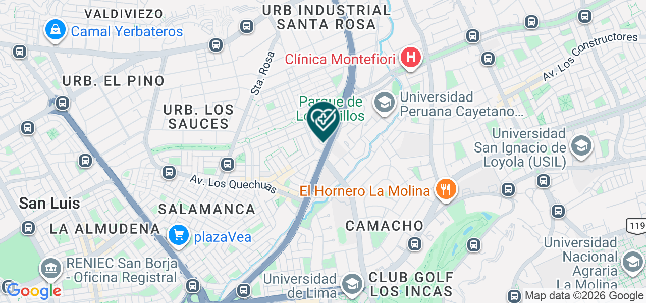 Mapa de Consultorio Medico Dental Virgen del Carmen