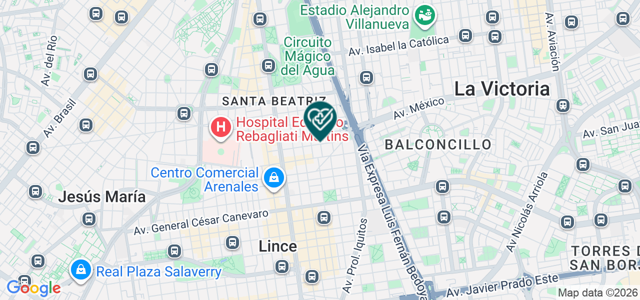 Mapa de Empresa de Bienes y Servicios Olimpus S.A.C.