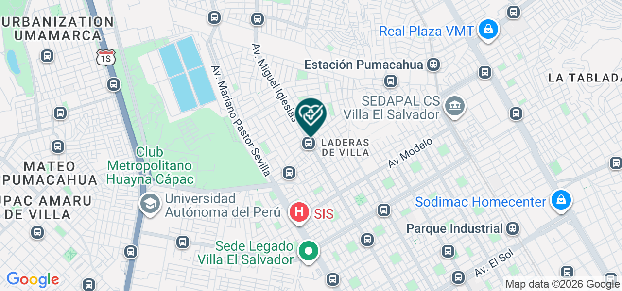 Mapa de Consultorio Obstetrico Madrid