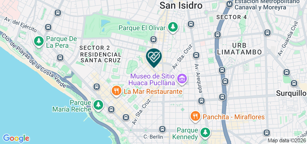 Mapa de Nutraestetic SAC