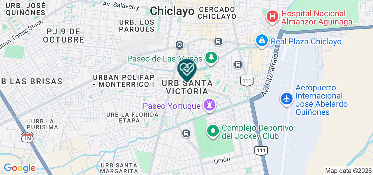 Mapa de Centro Nefrologico Santa. Rosa de Lima S.A.C