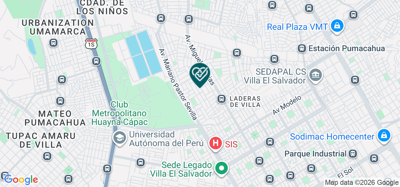 Mapa de Consultorio Dental G&g
