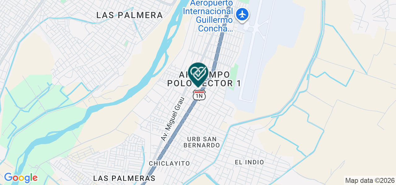 Mapa de Centro de Urgencias Grau