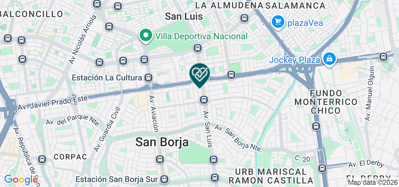 Mapa de Consultorio Dental - Dra Vanessa Bermúdez García