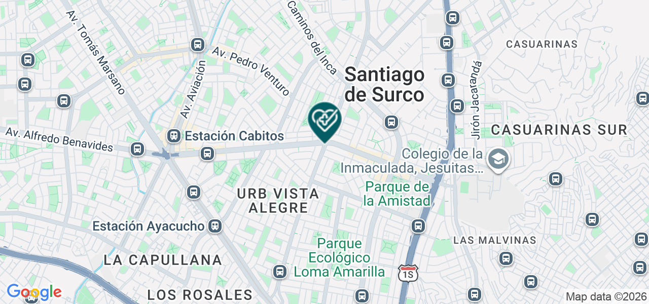 Mapa de Consultorio Odontologico Colsac